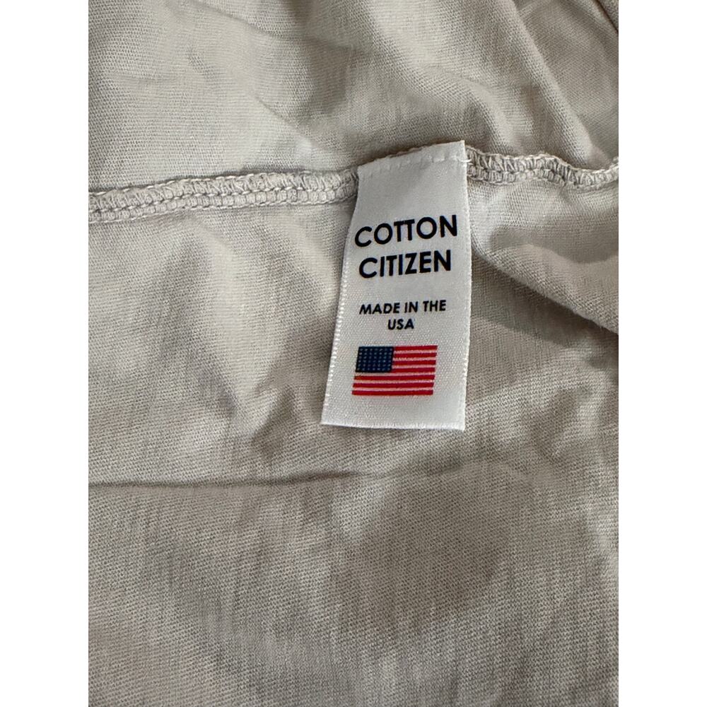 Cotton citizen distressed crewneck tee shirt oat - Picture 4 of 5